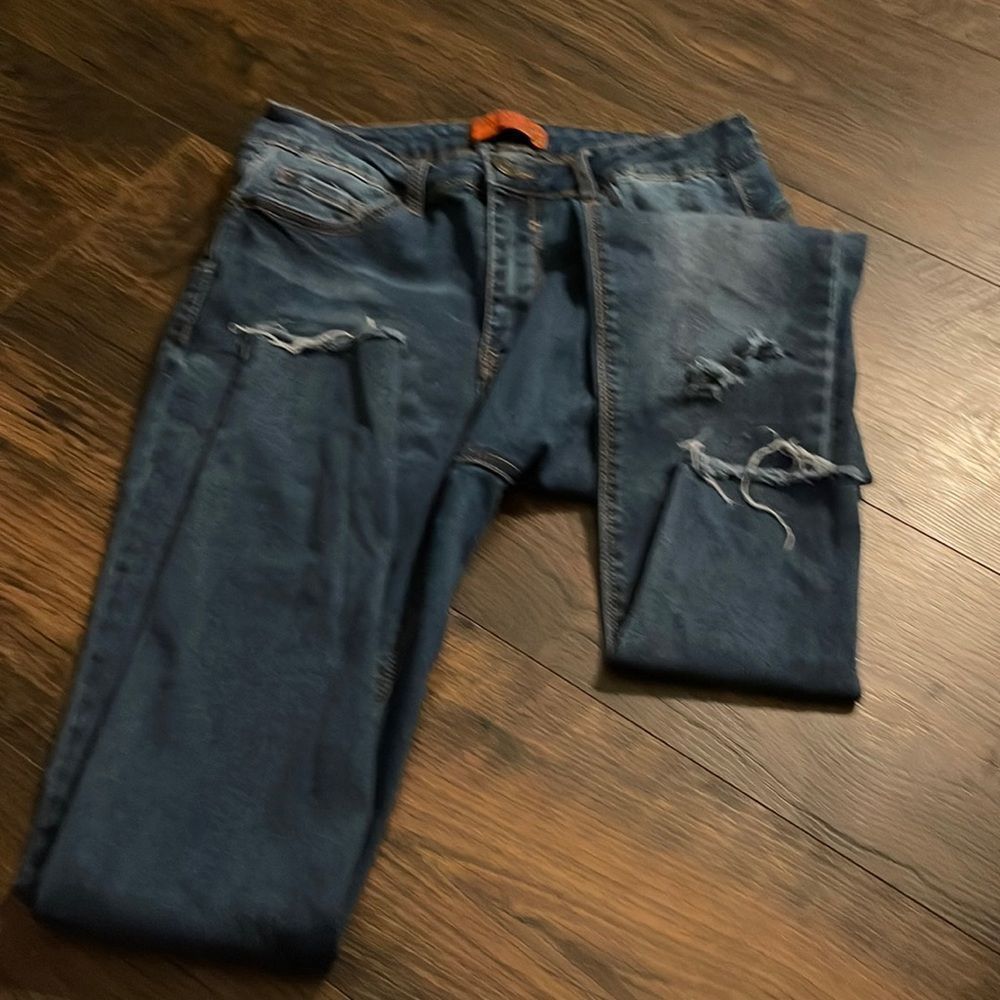 Wax skinny jeans  